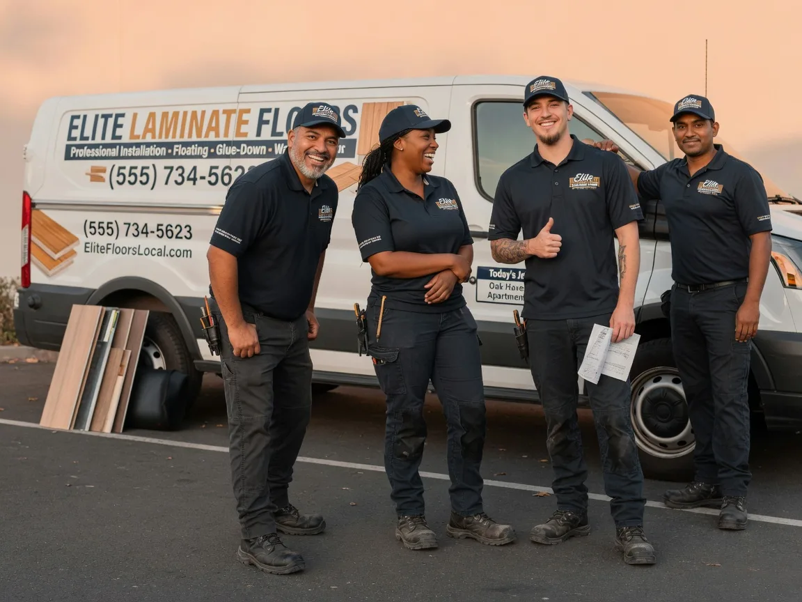 Laminate flooring installation company in Mcleod, TX